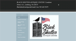 Desktop Screenshot of blackshutterantiques.com